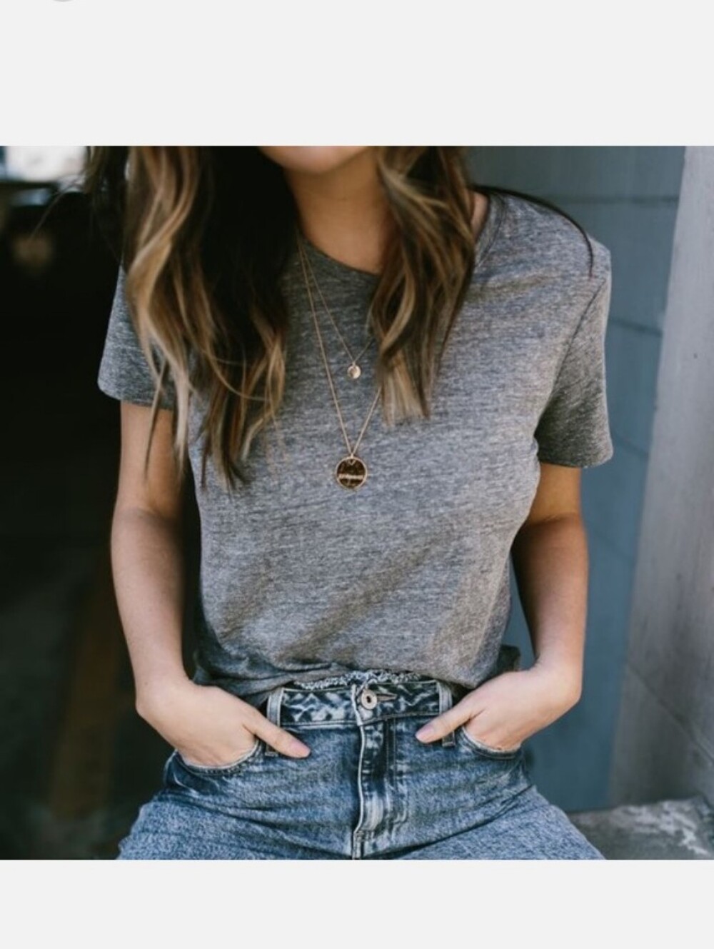 NWOT: PAIGE; WOMENS, 100% LINEN, SHORT SLEEVE SHIRT, HEATHERED GREY/SMALL.